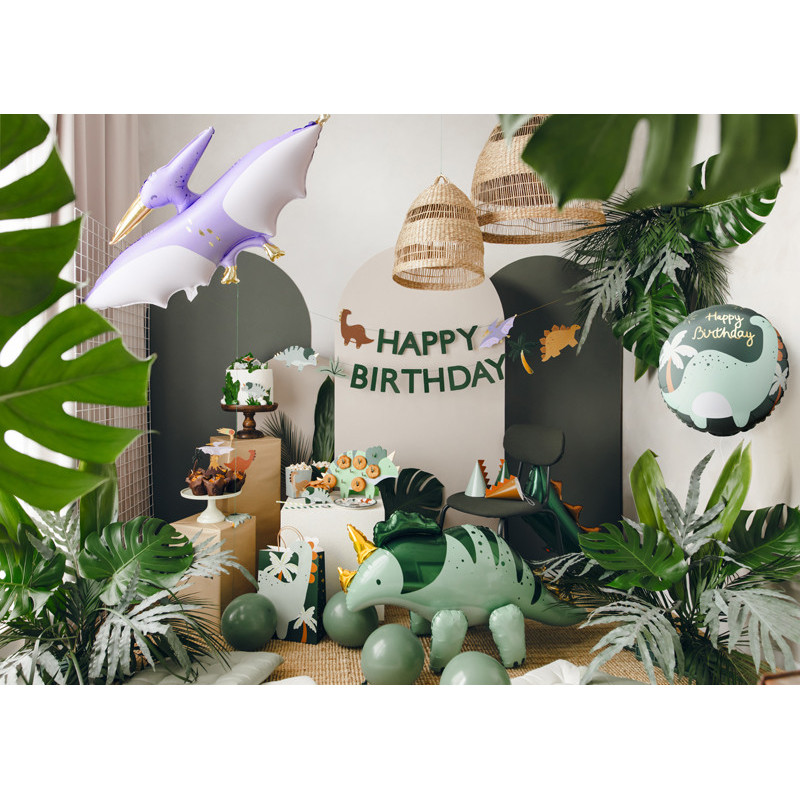 Foil Balloon Disc Brontosaurus, 35x35 cm, mix Foil Balloon Disc Brontosaurus, 35x35 cm, mix