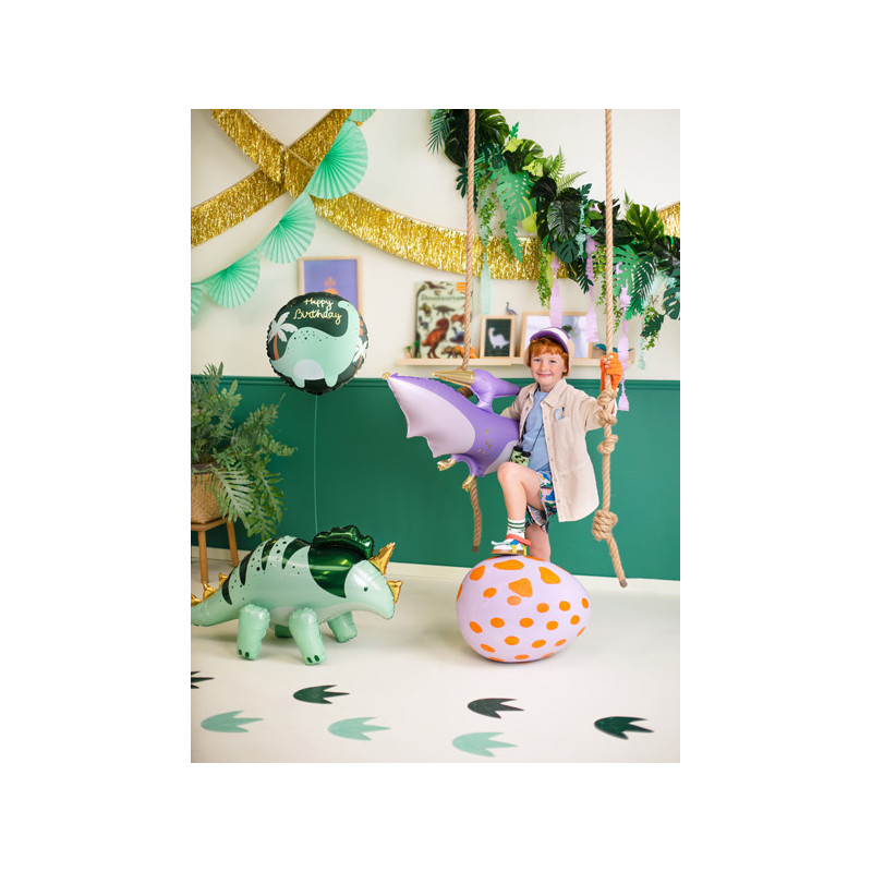 Foil Balloon Disc Brontosaurus, 35x35 cm, mix Foil Balloon Disc Brontosaurus, 35x35 cm, mix