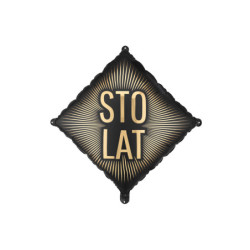 Foil Balloon ''Sto lat'', 46x46 cm, mix