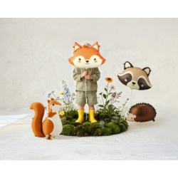 Foil balloon Fox, 57x42 cm, mix