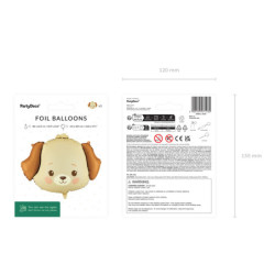 Foil balloon Dog, 63x48.5 cm, mix