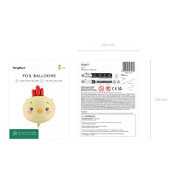 Foil balloon Chicken, 51x59 cm, mix Foil balloon Chicken, 51x59 cm, mix