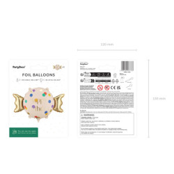 Foil balloon Candy Happy Birthday, 61x37 cm, mix