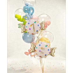 Foil balloon Candy ''1'', 61x37 cm, mix Foil balloon Candy ''1'', 61x37 cm, mix