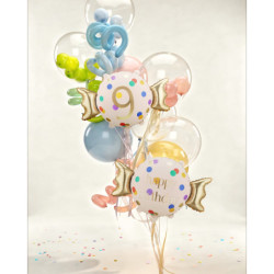 Foil balloon Candy ''9'', 61x37 cm, mix