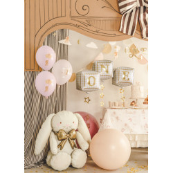 Foil balloons cubes ''One'', 34 x 36 cm, mix (1 pkt / 3 pc.)