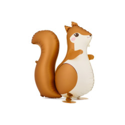 Foil balloon Squirrel, 51x59 cm, mix