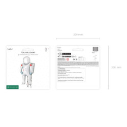 Foil balloon Astronaut, 45x81 cm, mix