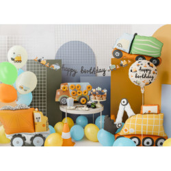 Foil balloon Concrete Mixer, 81x48 cm, mix Foil balloon Concrete Mixer, 81x48 cm, mix