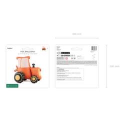 Standing foil balloon Tractor, 72x63.5 cm, mix
