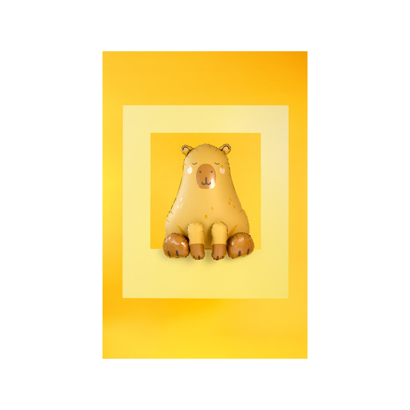Foil balloon Capybara, 63x80 cm, mix Foil balloon Capybara, 63x80 cm, mix