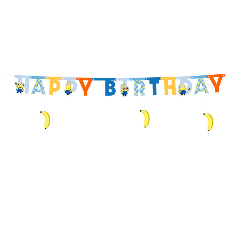 Banner Happy Birthday Minions, 50x153 cm Banner Happy Birthday Minions, 50x153 cm