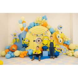 Banner Happy Birthday Minions, 50x153 cm Banner Happy Birthday Minions, 50x153 cm