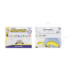 Banner Happy Birthday Minions, 50x153 cm Banner Happy Birthday Minions, 50x153 cm