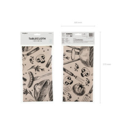 Paper tablecloth Grill, mix, 180x120 cm