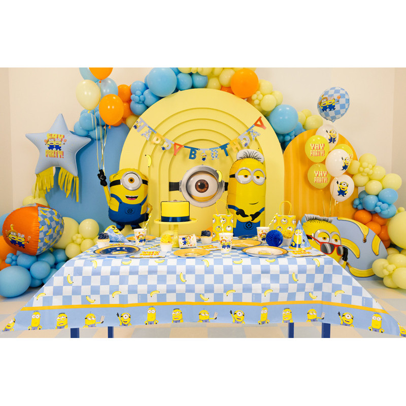 Paper tablecloth Minions, 180 x 120 cm, mix