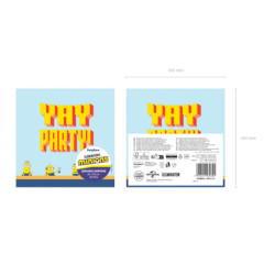 Napkins Minions, 33x33 cm, mix (1 pkt / 20 pc.) Napkins Minions, 33x33 cm, mix (1 pkt / 20 pc.)