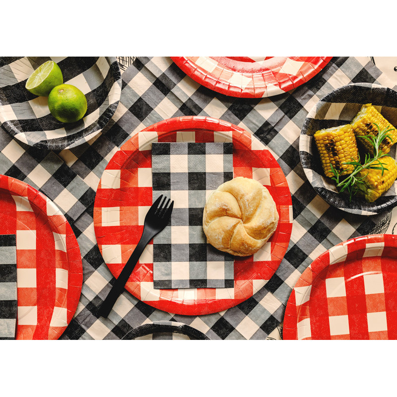 Checkered napkins, 33x40 cm, mix (1 pkt / 20 pc.) Checkered napkins, 33x40 cm, mix (1 pkt / 20 pc.)