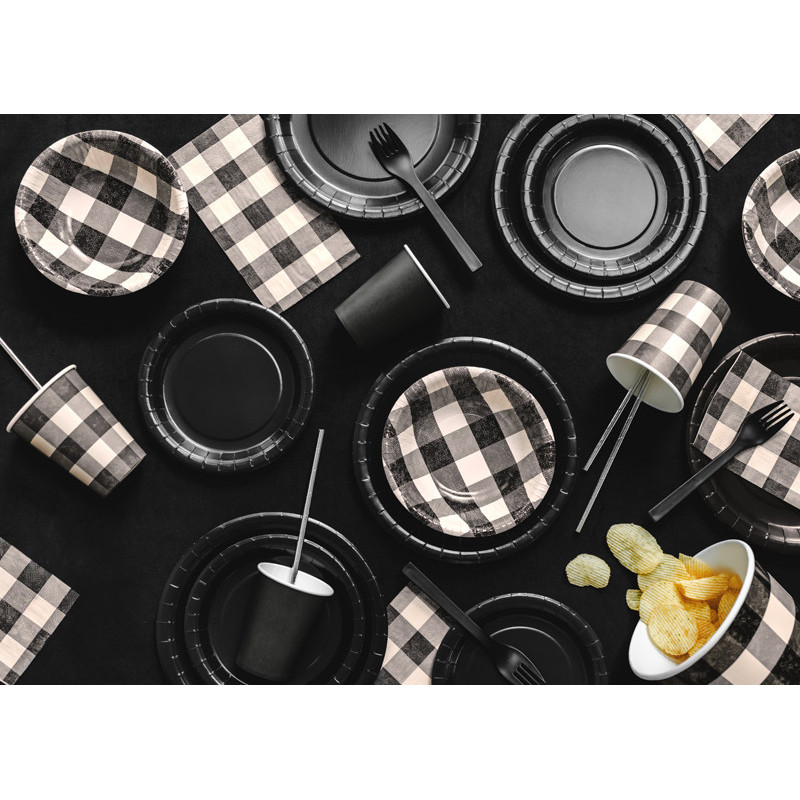 Checkered napkins, 33x40 cm, mix (1 pkt / 20 pc.) Checkered napkins, 33x40 cm, mix (1 pkt / 20 pc.)