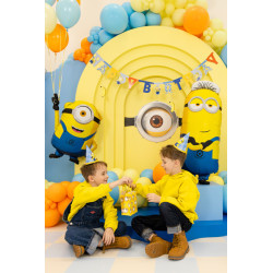 GIft bags Minions, 12x15.5x6 cm, yellow (1 pkt / 6 pc.) GIft bags Minions, 12x15.5x6 cm, yellow (1 pkt / 6 pc.)