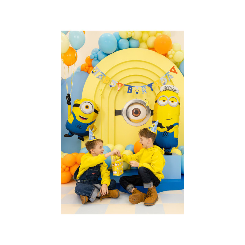 GIft bags Minions, 12x15.5x6 cm, yellow (1 pkt / 6 pc.) GIft bags Minions, 12x15.5x6 cm, yellow (1 pkt / 6 pc.)