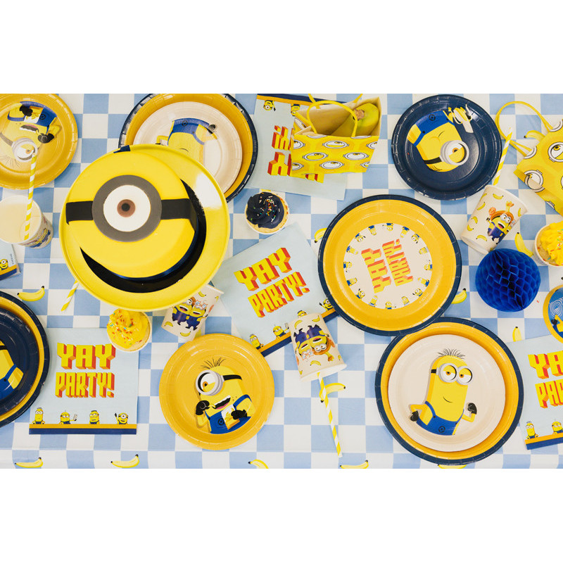 Paper plates Minions, 23 cm, mix (1 pkt / 6 pc.)