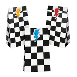 1 stk. Gavepose Racerbil slikposer - Farverig og Holdbar 10x18 cm