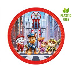 8 stk. Paptallerkner Paw Patrol® 23 cm – Til en eventyrlig fest
