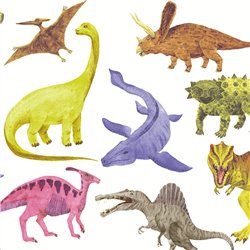 20 stk. Servietter Dino land 33x33 cm 3-lags