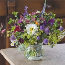 20 stk. Servietter Blomstrende vase 3-lags 33x33 cm