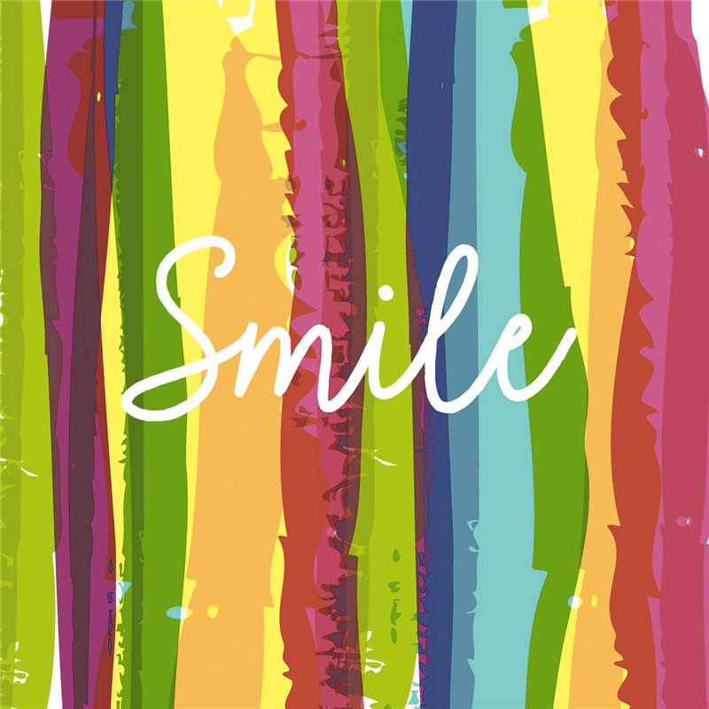 20 stk. Kaffeservietter Smile Regnbuefarver 3-lags 24x24 cm 20 stk. Kaffeservietter Smile Regnbuefarver 3-lags 24x24 cm