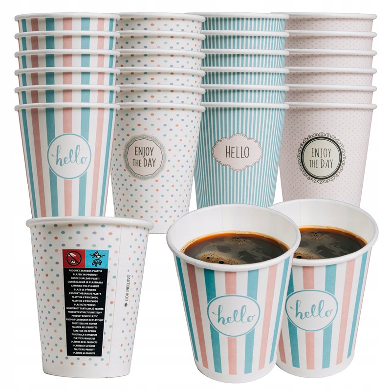 2400 stk. Papkrus blandede pastelfarver 250 ml 2400 stk. Papkrus blandede pastelfarver 250 ml