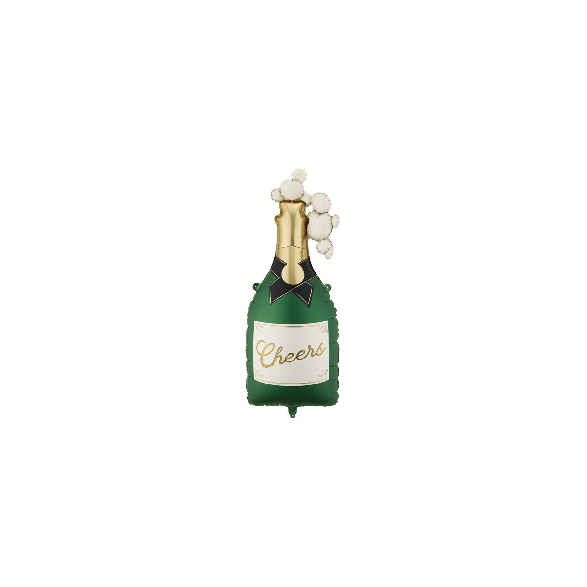 Foil balloon Champagne, 34x93 cm, dark green Foil balloon Champagne, 34x93 cm, dark green