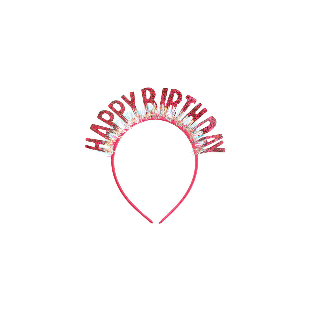 Headband Happy Birthday, 18x18 cm, pink Headband Happy Birthday, 18x18 cm, pink