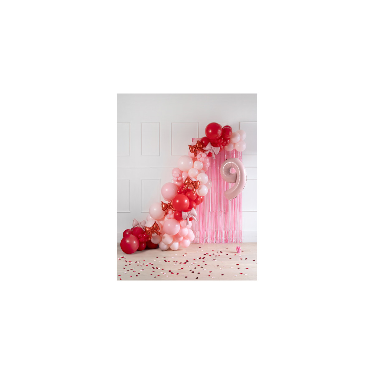 Foil balloon weight, light pink