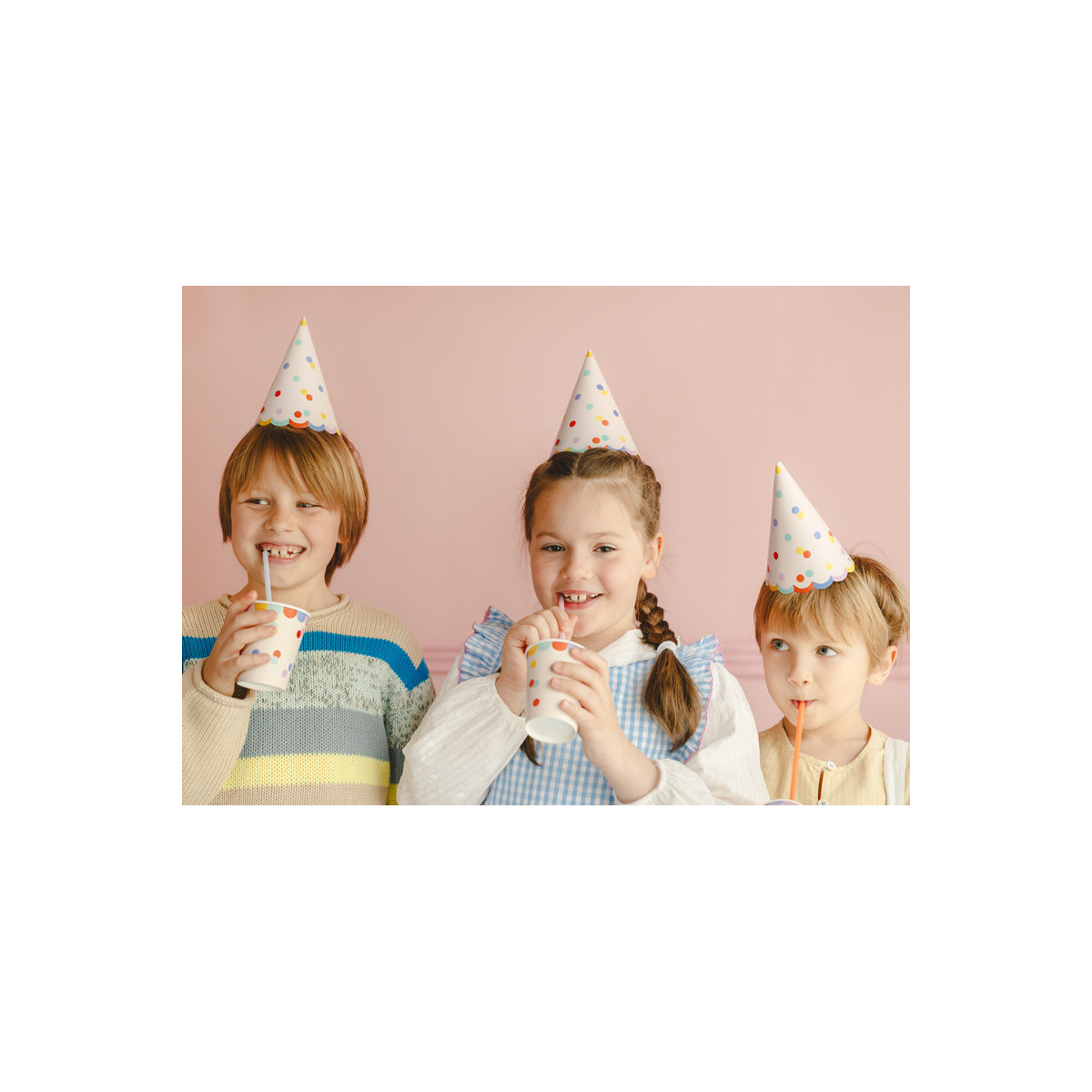 Hats Confetti, 16 cm, mix (1 pkt / 6 pc.) Hats Confetti, 16 cm, mix (1 pkt / 6 pc.)