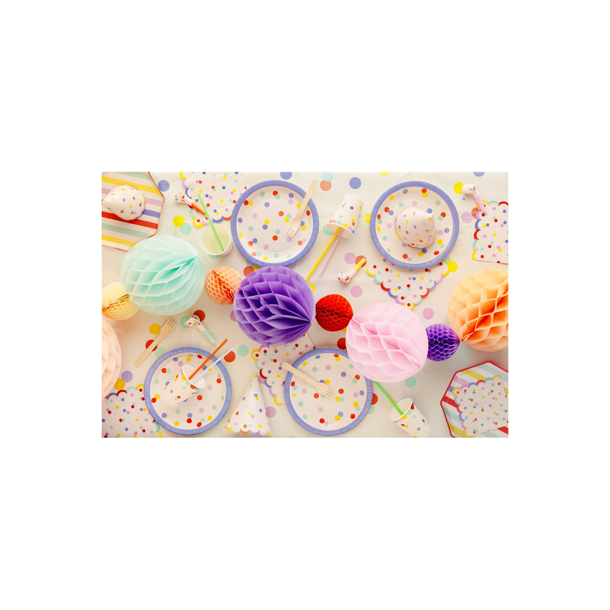 Cups Confetti, 220 ml, mix (1 pkt / 6 pc.) Cups Confetti, 220 ml, mix (1 pkt / 6 pc.)