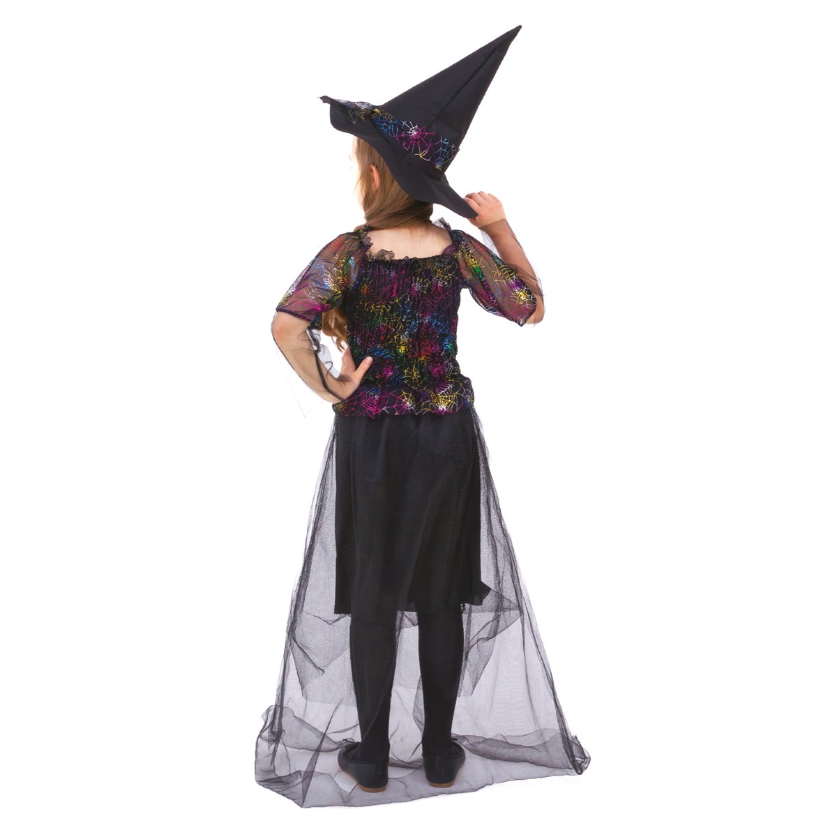 Heksekostume Edderkoppespind 130-140 cm