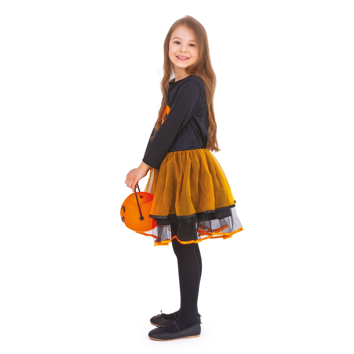 Halloween Græskarkjole 120-130 cm Halloween Græskarkjole 120-130 cm