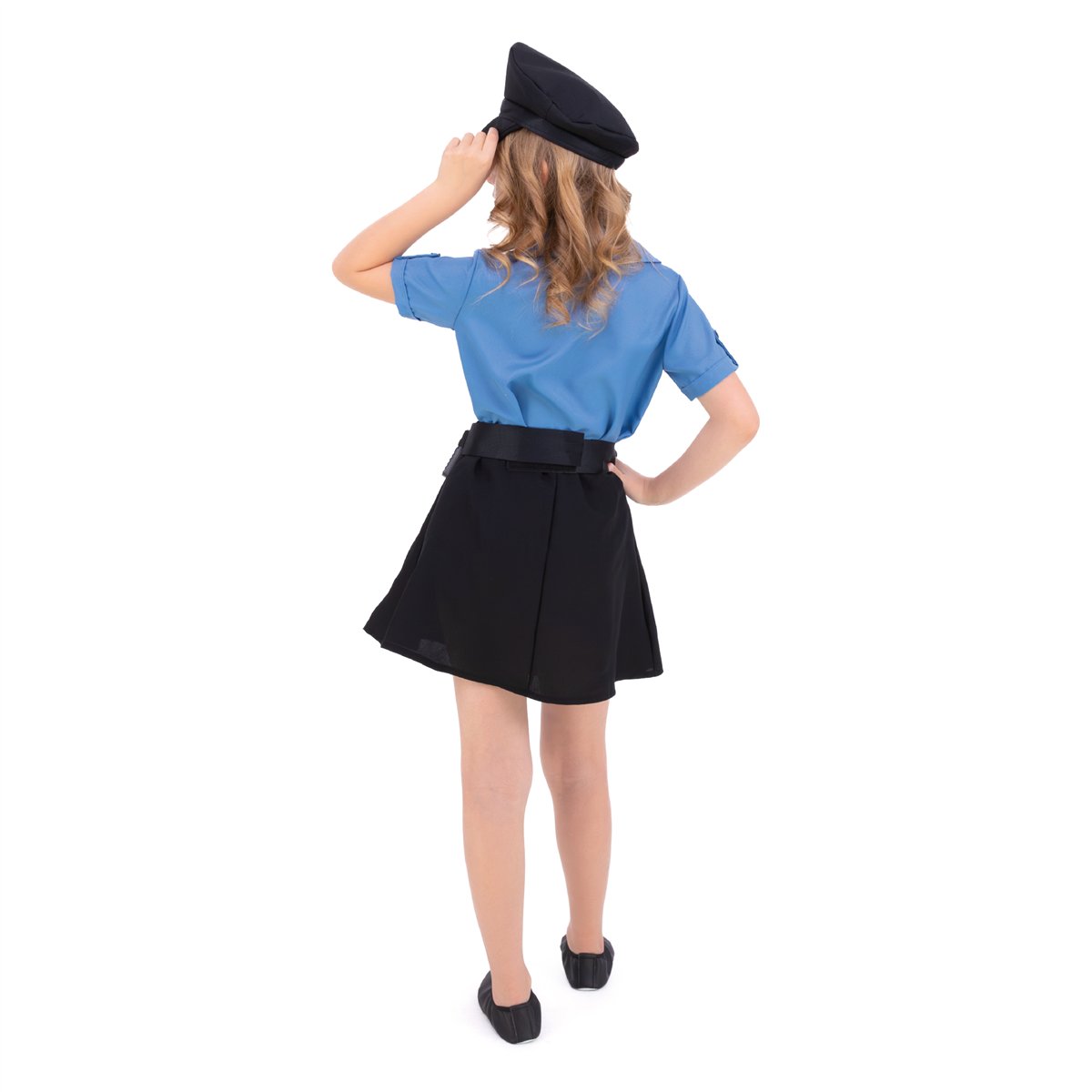 Politibetjent uniform kostume 110-120 cm