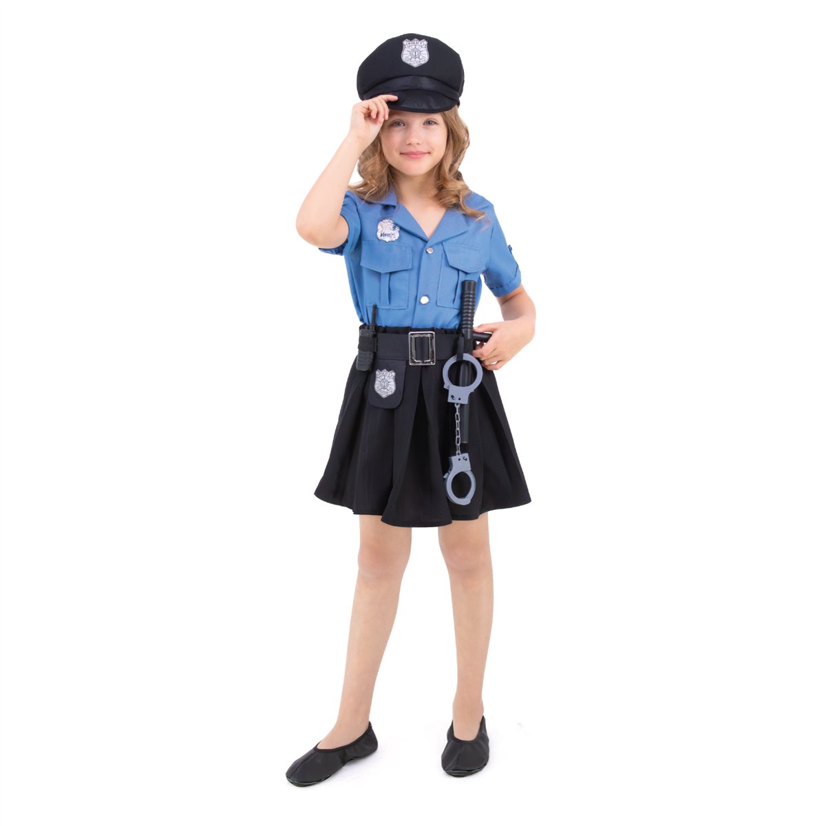 Politibetjent uniform kostume 110-120 cm Politibetjent uniform kostume 110-120 cm