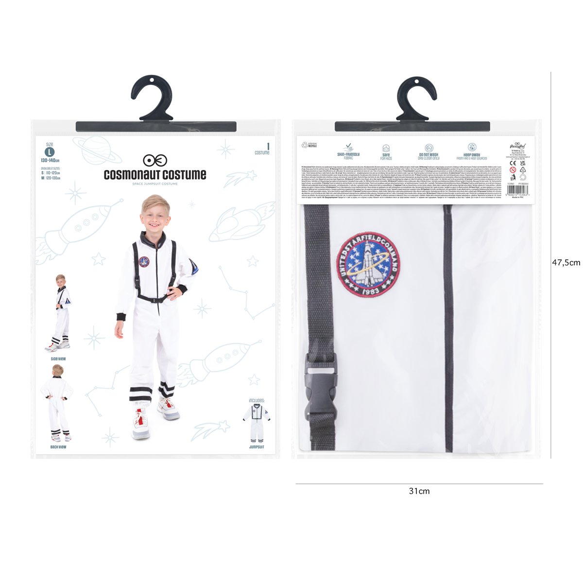 Astronautkostume 130-140 cm Astronautkostume 130-140 cm