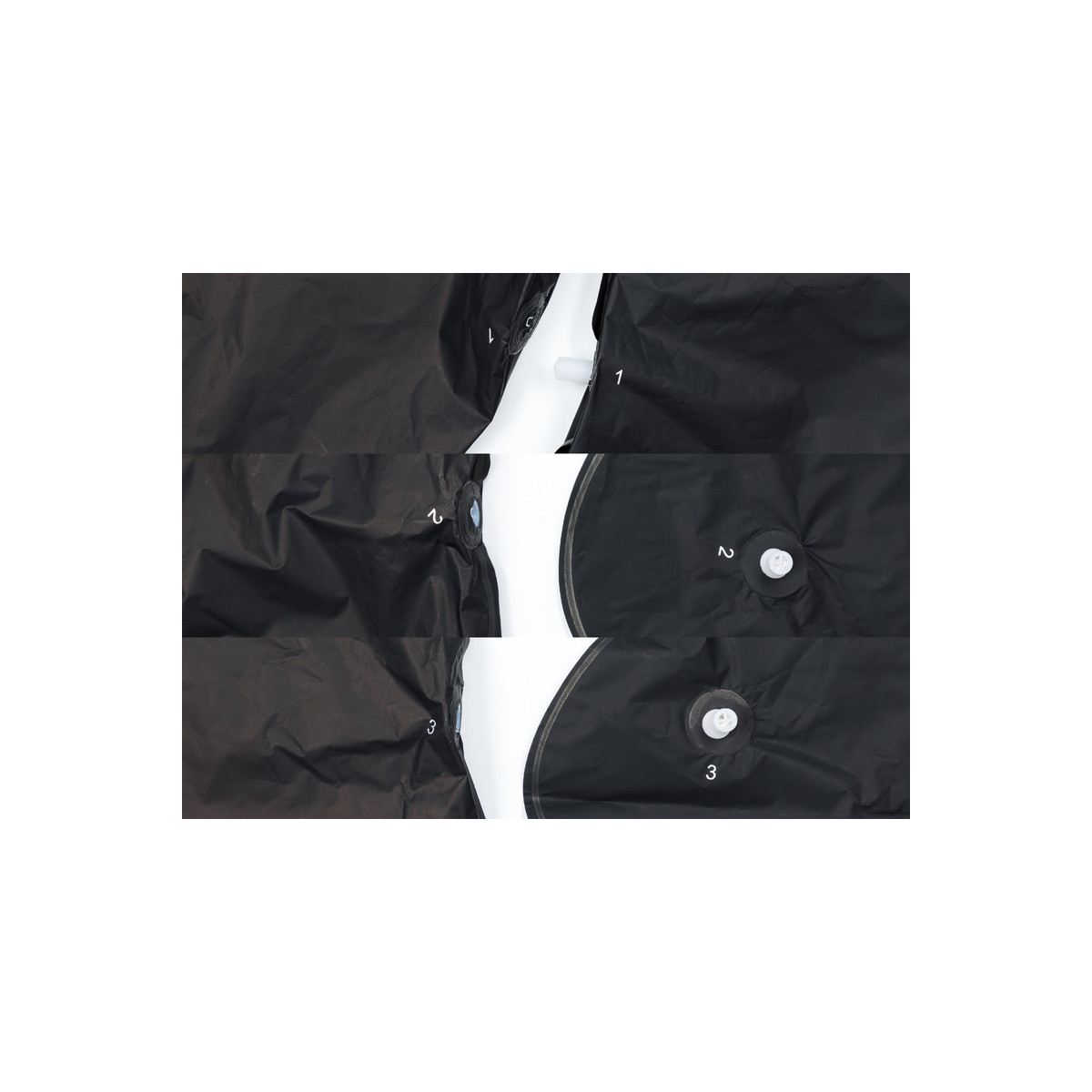 Foil Standing Balloon Spider XXL, 275x152 cm, black and red
