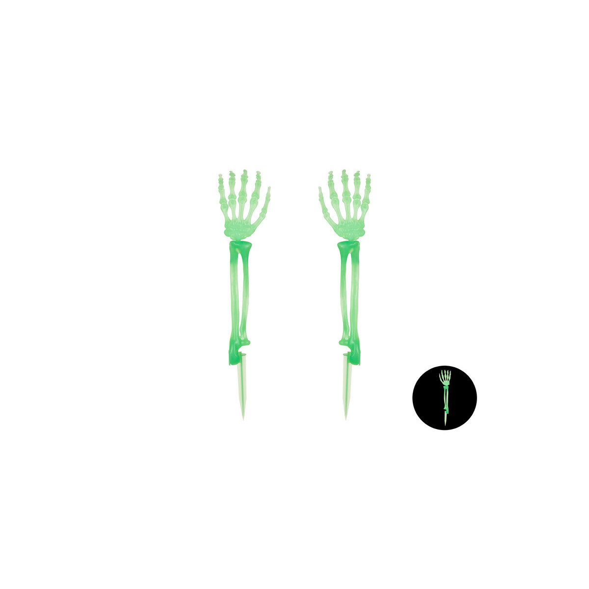 Glow-in-the-dark skeleton hands Glow-in-the-dark skeleton hands
