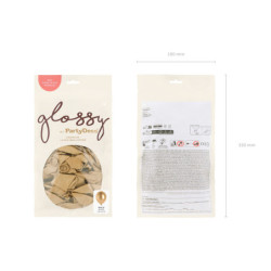 Glossy Balloons 30cm, gold (1 pkt / 50 pc.) Glossy Balloons 30cm, gold (1 pkt / 50 pc.)