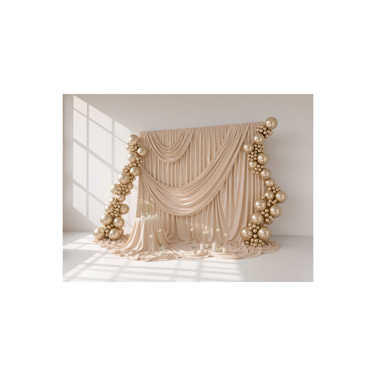 Glossy Balloons 30cm, champagne gold (1 pkt / 50 pc.) Glossy Balloons 30cm, champagne gold (1 pkt / 50 pc.)