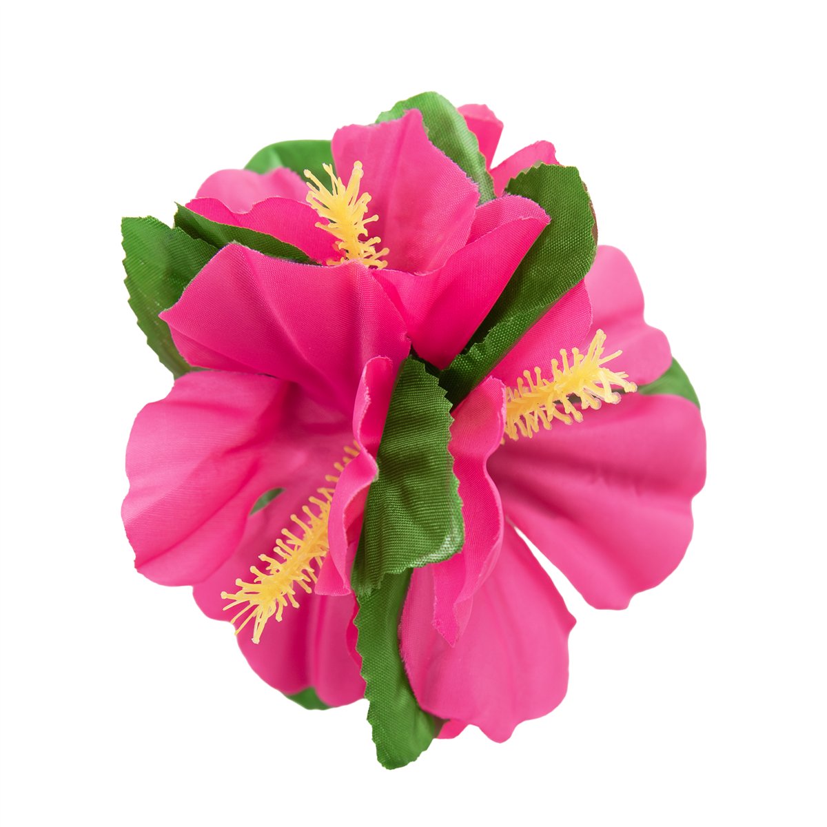 Hårklips Hawaiiblomst fuchsia blomster 12 cm Hårklips Hawaiiblomst fuchsia blomster 12 cm