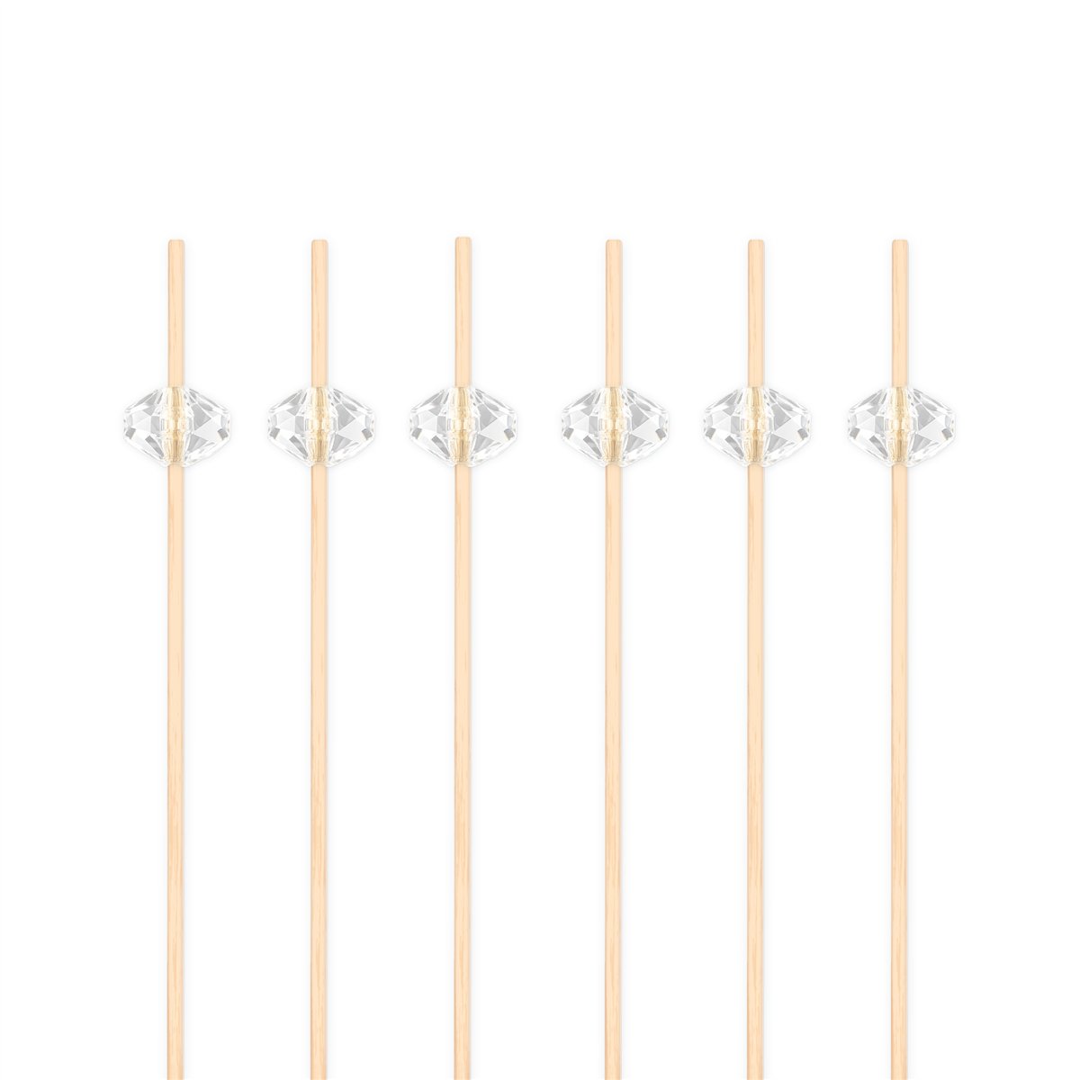 25 stk. Cocktailpinde Snacksticks Krystal  kugler