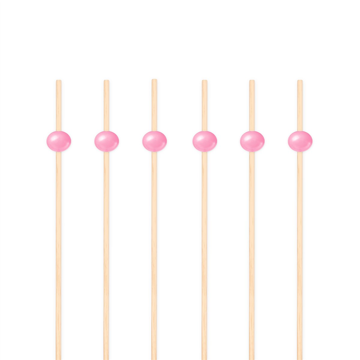25 stk. Cocktailpinde Snacksticks lyser&oslash;de Perle kugler