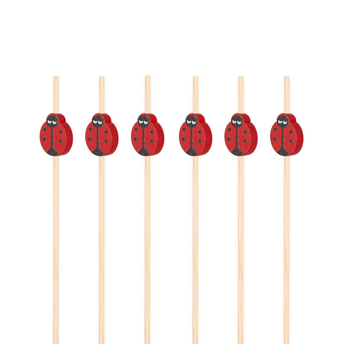 25 stk. Cocktailpinde Snacksticks Marieh&oslash;ne  Marieh&oslash;ne dekoration